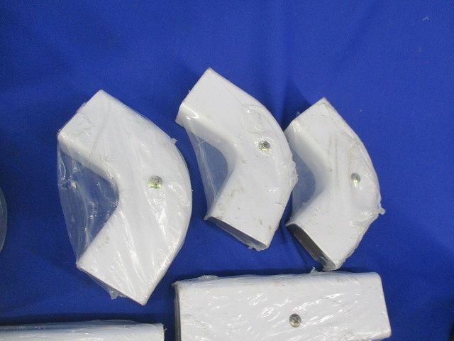 メタルモール付属品B型セット(混在15個入)(ホワイト) B207他