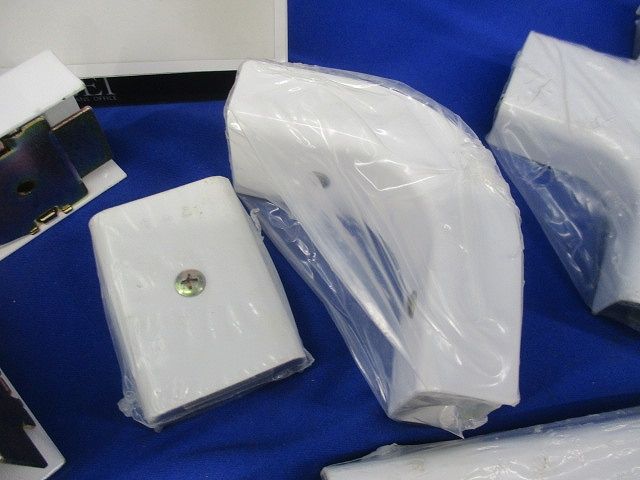 メタルモール付属品B型セット(混在15個入)(ホワイト) B207他