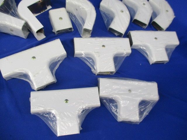 メタルモール付属品B型セット(混在15個入)(ホワイト) B207他