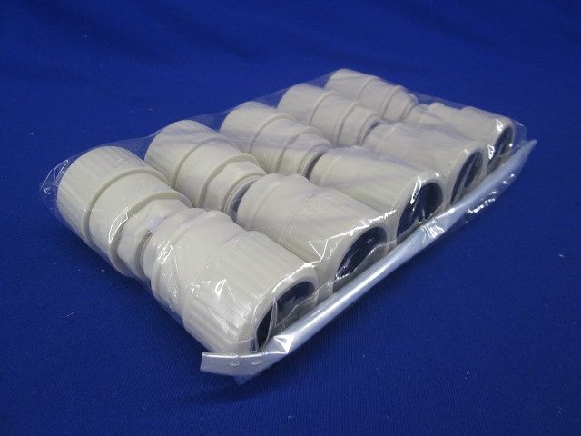 プラフレキコネクタRタイプ アイボリー(10個入) PFS-22KR-I-10