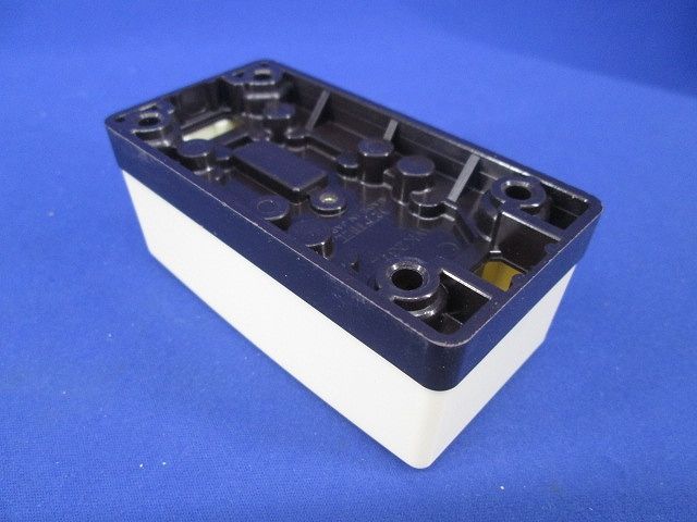 引掛露出ダブルコンセント(5個入)(クリーム)National WK2312