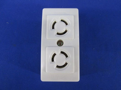 引掛露出ダブルコンセント(5個入)(クリーム)National WK2312