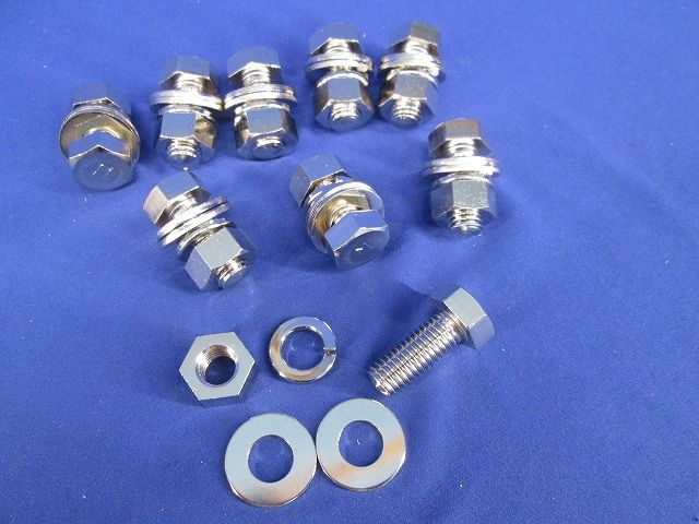 真鍮ボルトセットＭ12セット(14個入)(ナット・ワッシャー不足有) M12×30他