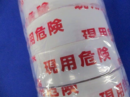 表示テープ(現用危険)(幅25mm)(8個入) 型番不明