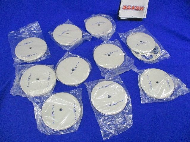 モダン丸型電話線プレート(取付枠付)(10個入) WN6080