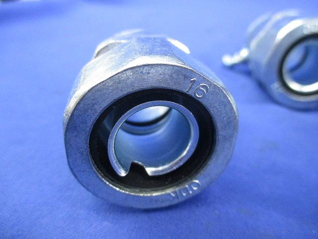 厚鋼用ねじなしコネクタ(5個入) NTK-16