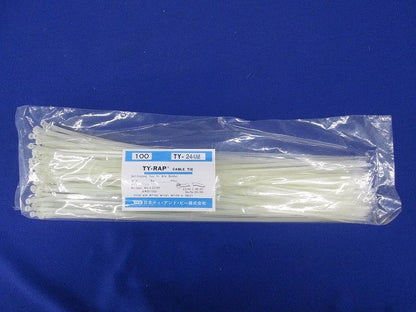 結束バンド 368.3mm×3.56 mm ナチュラル ナイロン 100本入 TY-244M