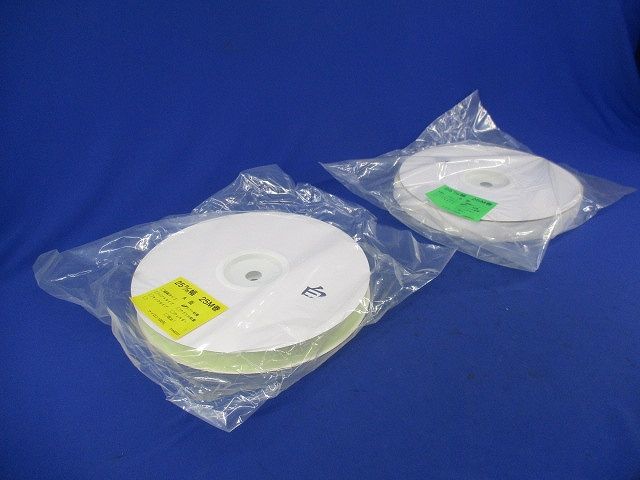 ジャック ボアテープ 糊付タイプ 25mm幅 RBL(メス) 白 25m 25m/m