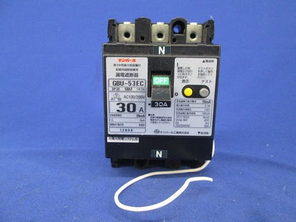 漏電遮断器3P3E30A(ビス無) GBU-53EC