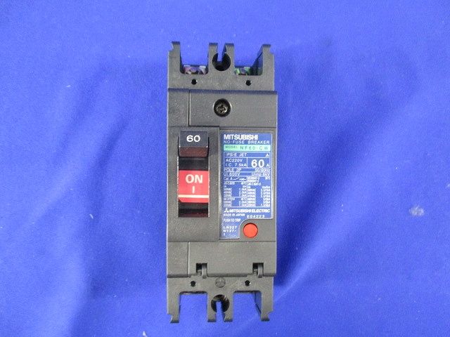 ノーヒューズブレーカ2P60A NF60-CW