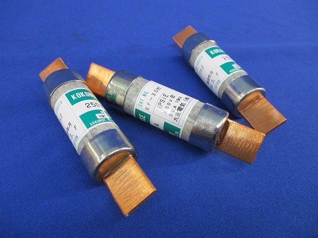 刃形端子付きヒューズ(3個入) EF-30形