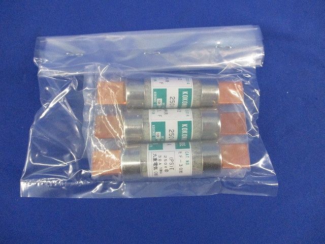 刃形端子付きヒューズ(3個入) EF-30形