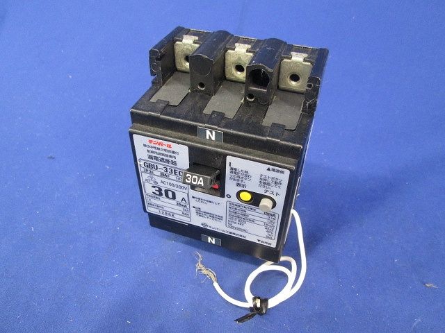 漏電遮断器3P3E30A(ビス無) GBU-33EC