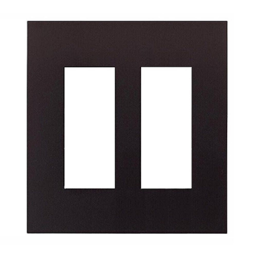 NKPプレート 2連用6個口 ソフトブラック NKP-3UF-2(SB)