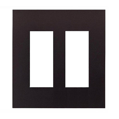 NKPプレート 2連用6個口 ソフトブラック NKP-3UF-2(SB)