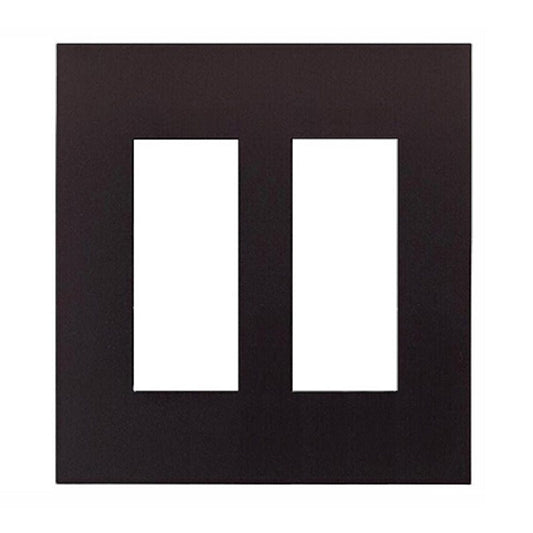 NKPプレート 2連用6個口 ソフトブラック NKP-3UF-2(SB)