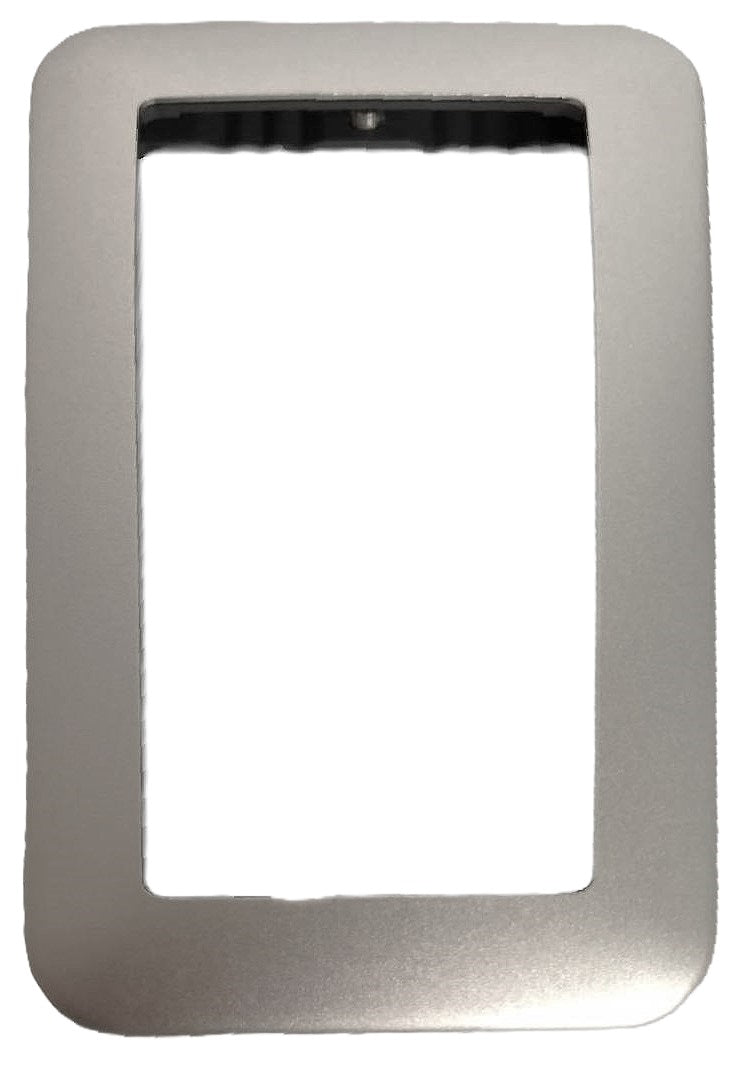 グレーシアシリーズ ラウンドコンセント用プレート3個用 シルバーグレー WTV6203S2