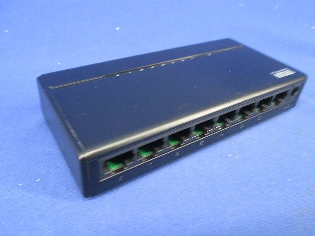 スイッチングハブ(8ポート･マグネット付き) LAN-SWHP801BK