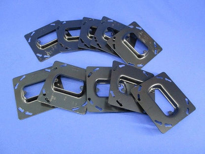 塗装大角四角器具用１３?カバー(10個入)(黒系)(キズ・汚れ有) DS4512B