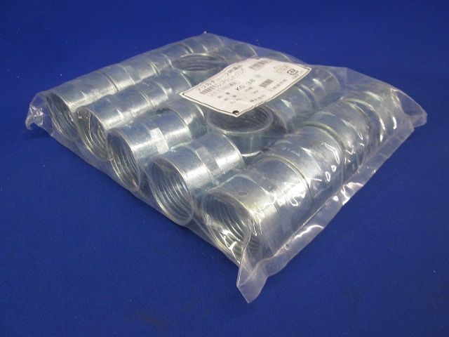 プリカ用コンビネーションカップリング 標準プリカ＋ねじ付き鋼製電線管の接続用 20個入 KG38-20