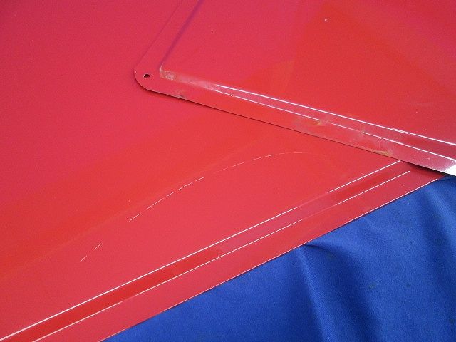 標示板 表示板(4枚入)(スチール)(傷有) 型番不明