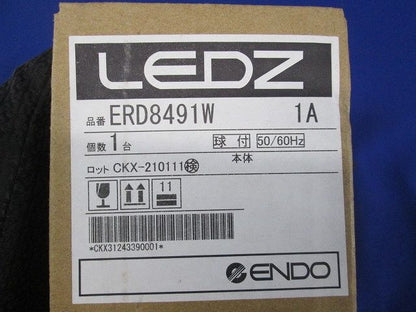 LEDグレアレスベースダウンライト 鏡面コーン LEDZ 本体のみ 電源ユニット別売 電球色 ERD8491W