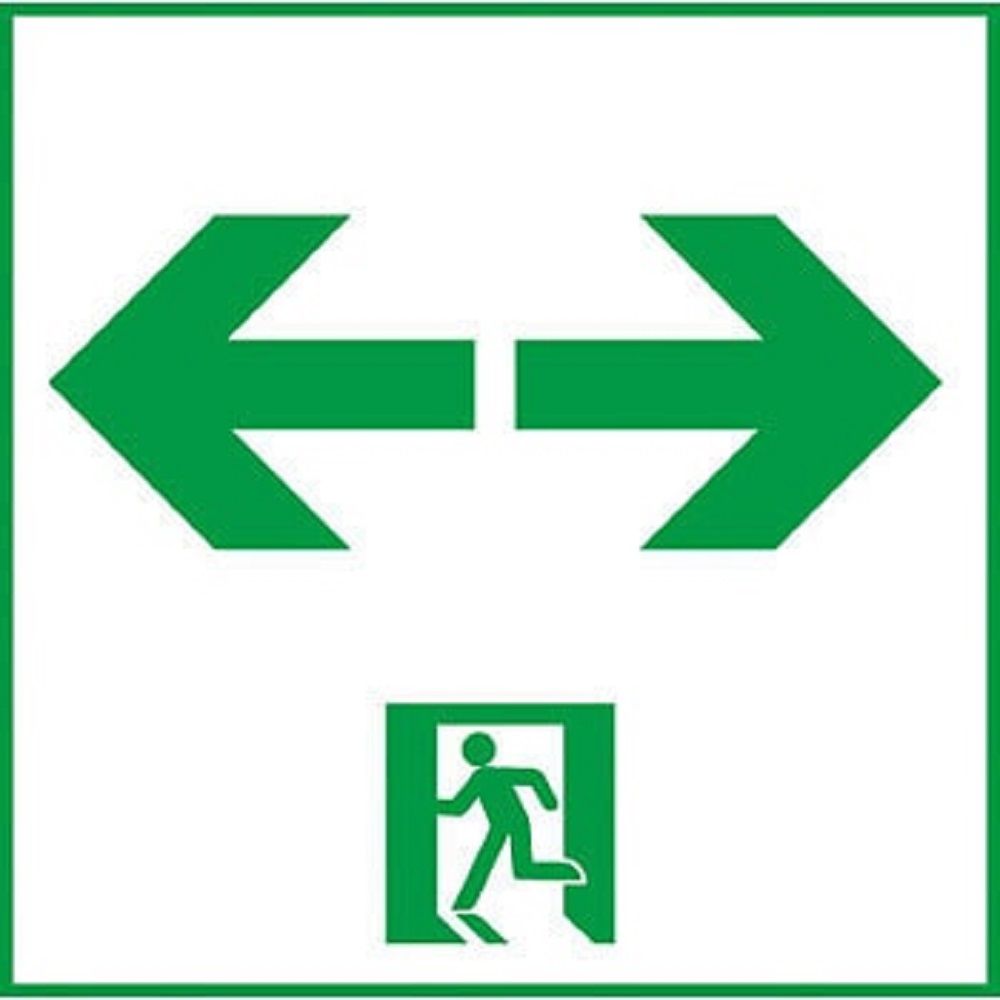 通路誘導灯用適合表示板(両) B級BL・BH兼用 片面用 FK20018