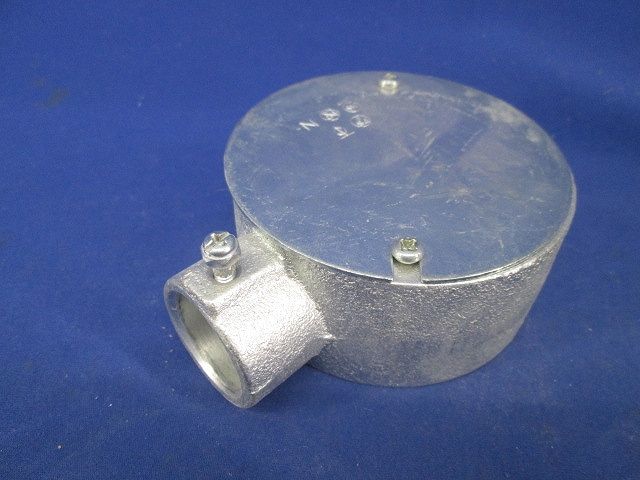 ねじなし TC丸形露出ボックス(亜鉛)(3個入) TCO125