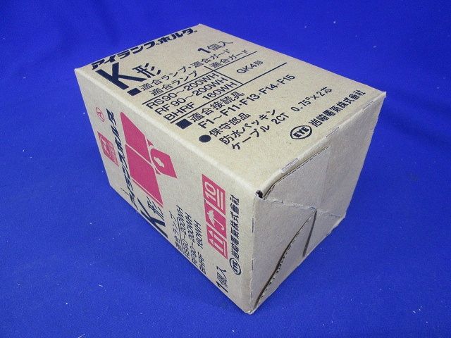 K形アイ ランプホルダ 赤 KO K