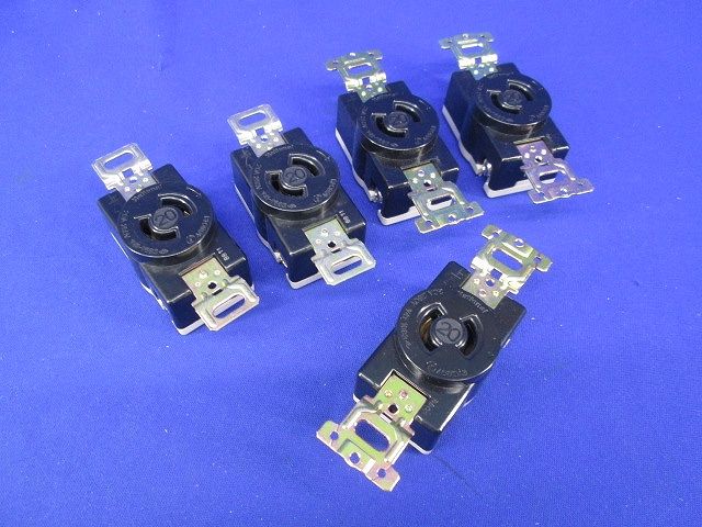 引掛埋込コンセント(5個入)(黒)(汚れ有)National WF2220K