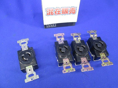 引掛埋込コンセントセット(混在4個入)(黒)National WF2220K他