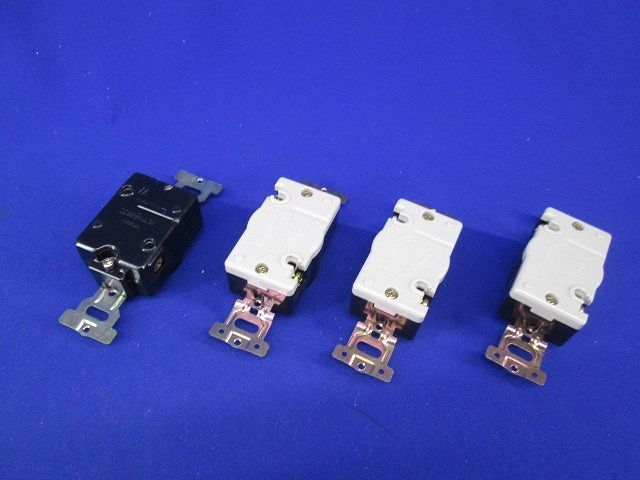 引掛埋込コンセントセット(混在4個入)(黒)National WF2220K他