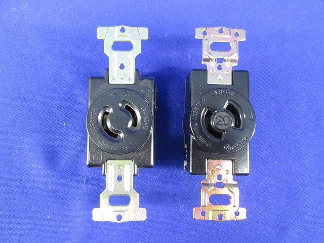 引掛埋込コンセントセット(混在4個入)(黒)National WF2220K他