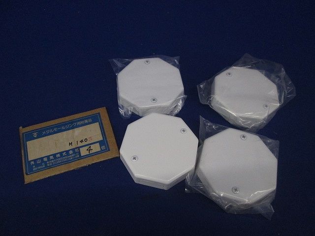 メタルモール A型 クロス(4個入)(ホワイト)(ビス白) M140