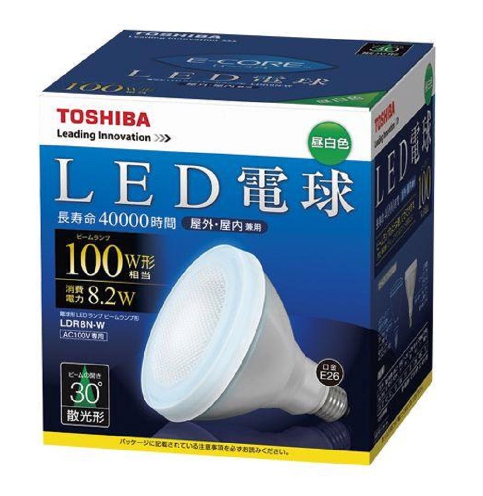 ＬＥＤ電球 ビームランプ形 8.2W 昼白色 LDR8N?W