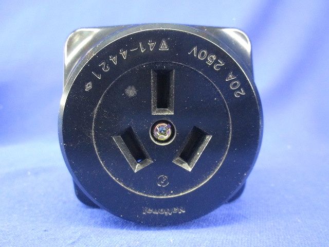 3P20A角型コンセント(5個入)(劣化の為テープはがれ有)National WK1320
