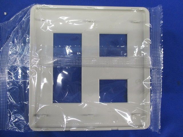 エレガンスカセットプレート2連用(10枚入)(ホワイト) 6542-23W
