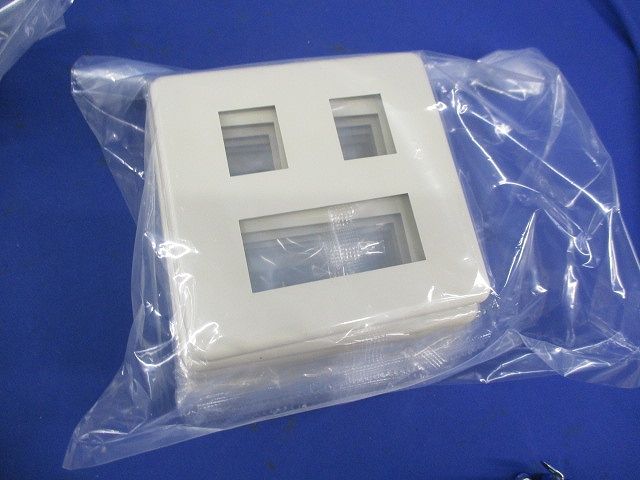 エレガンスカセットプレート2連用(10枚入)(ホワイト) 6542-23W
