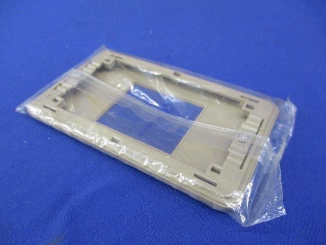 フルカラーモダン角型埋込コンセントプレート(20枚入)(ダークベージュ)National WN6021Y