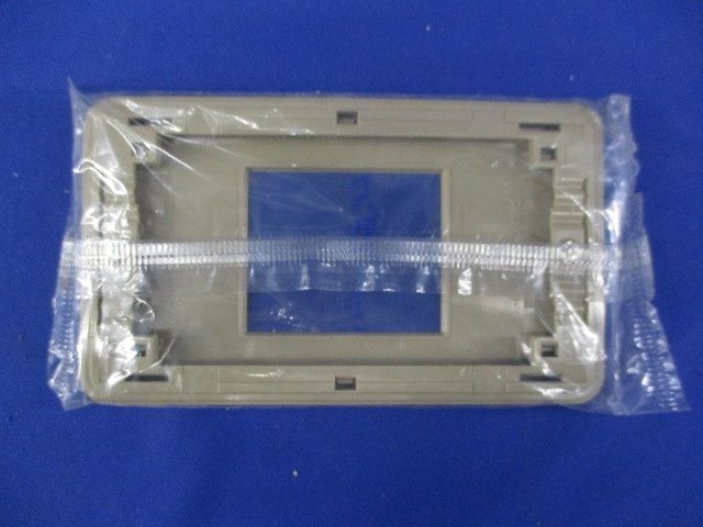 フルカラーモダン角型埋込コンセントプレート(20枚入)(ダークベージュ)National WN6021Y