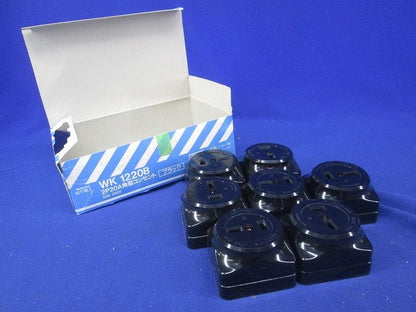 2P20A角型コンセント(7個入)(ブラック)National WK1220