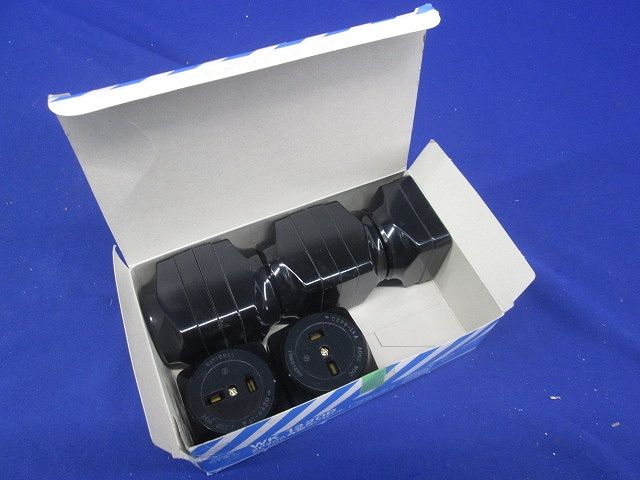 2P20A角型コンセント(7個入)(ブラック)National WK1220