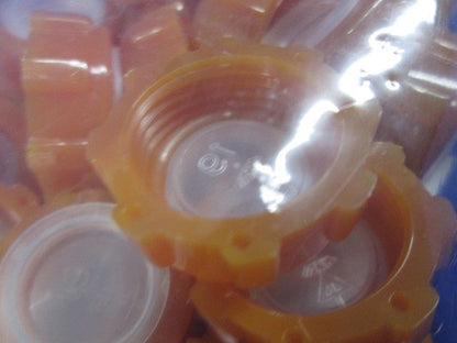 薄鋼電線管用(フタ付)ポリカブッシング(絶縁ブッシング)薄鋼19用 100個入 ZVF-19-100