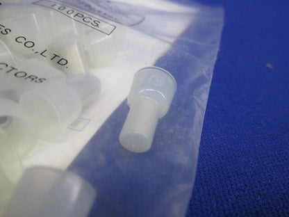 絶縁被覆付閉端接続子(EC形) 乳白 100個入 EC2-2-100