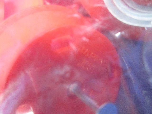 UFOインサート 赤 ビニールタイ付き 50個入 JCS1-RV-50