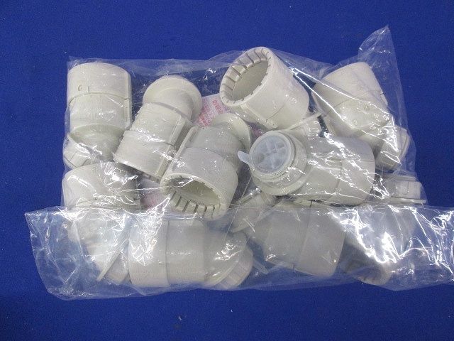 45度曲がりコネクタ PF管22用 10個入り FNVK-22G-10