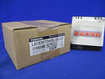 LED一体形ダウンライト 調光不可 電球色 φ100mm 軒下使用可 シルバー LEDD87043L8S9-LS