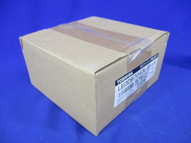 LED一体形ダウンライト 調光不可 電球色 φ100mm 軒下使用可 シルバー LEDD87043L8S9-LS