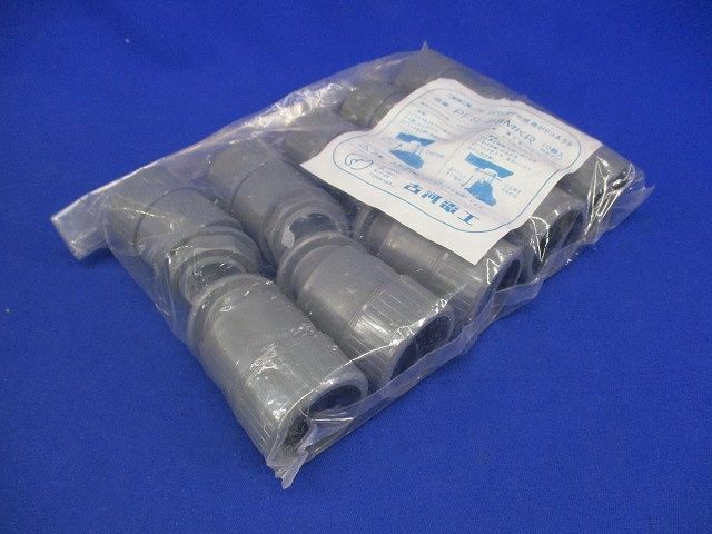 PF曲りコネクタ 曲り30度 プラフレキPFS-28用 グレー 10個入 PFS-28MKR-10