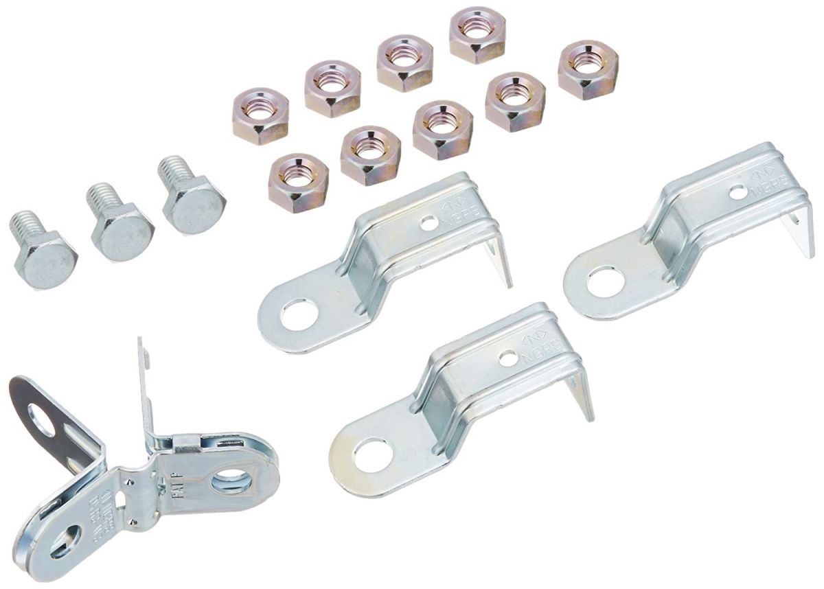 吊りボルト振れ止め金具 3方向用タイプ W3/8 電気亜鉛めっき 10個入 DYR3-W3-10